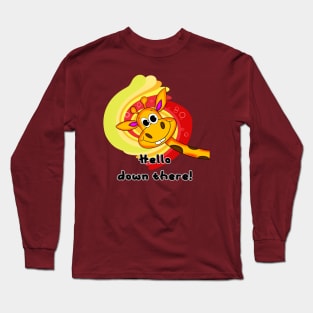 Hello Down There! (Boy) Long Sleeve T-Shirt